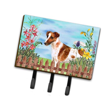Carolines Treasures Smooth Fox Terrier Spring Leash or Key Holder CK1209TH68